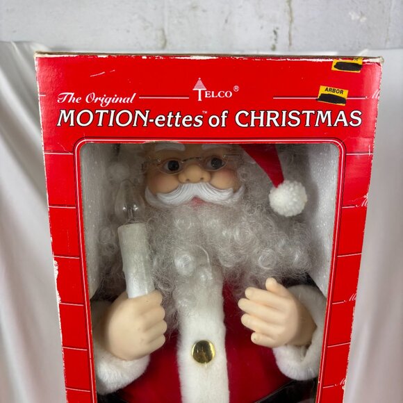 Telco Motionettes Santa Claus Animated 24" 1986 Vintage Original Packaging - Picture 14 of 16